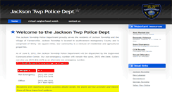 Desktop Screenshot of jacksontwppolice.org